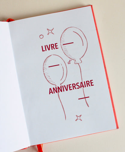 Livre d'anniversaire - A5